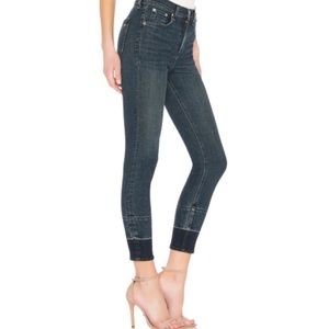 Tie die crop Rag & Bone jeans